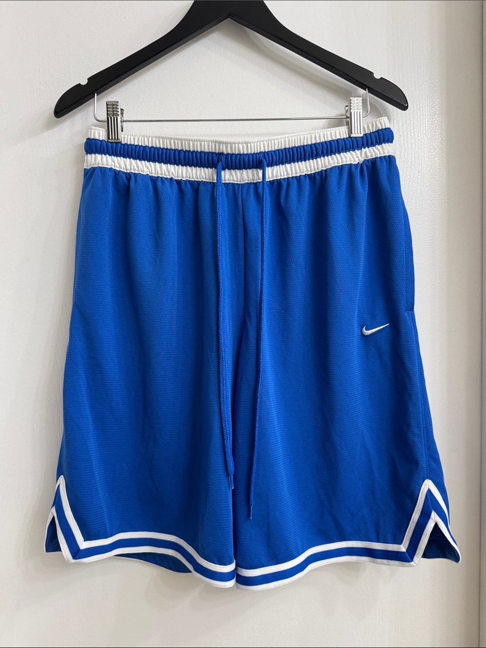 Nike Men’s Royal Blue Athletic Shorts with White Trim